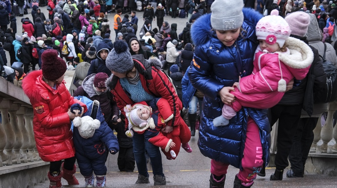 Πρόσφυγες στην Ουκρανία