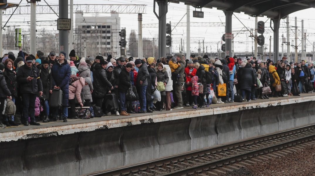 Πρόσφυγες στην Ουκρανία