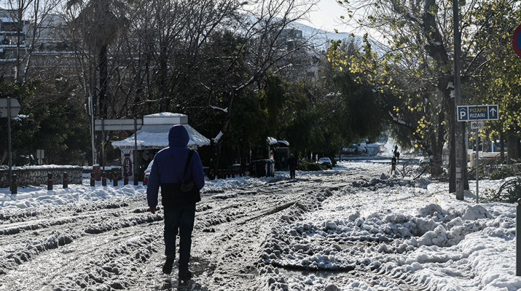 Χιόνια στην Αθήνα