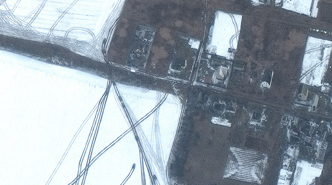 Ρωσική φάλαγγα λίγα χιλιόμετρα έξω από το Κίεβο