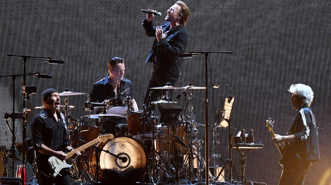 Στιγμιότυπο από συναυλία των U2