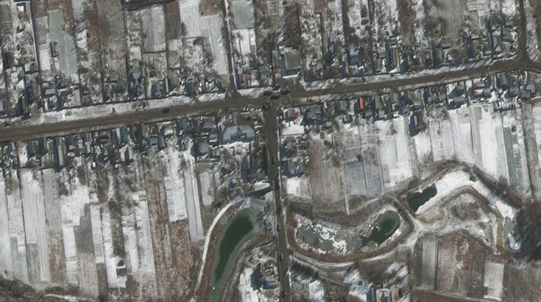 Πόλεμος στην Ουκρανία: Εικόνα που δείχνει τις ρωσικές θέσεις στο έδαφος