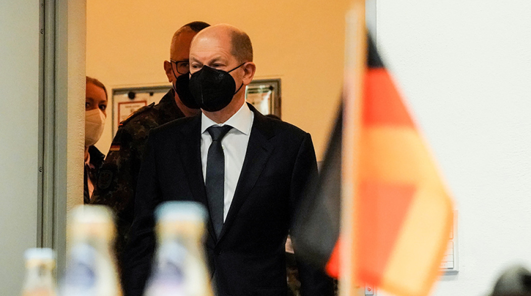 Ο Γερμανός καγκελάριος Όλαφ Σολτς