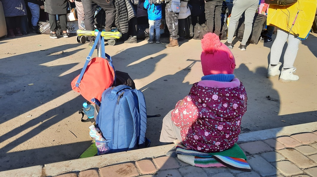 Πρόσφυγες στην Ουκρανία - Μικρό παιδί