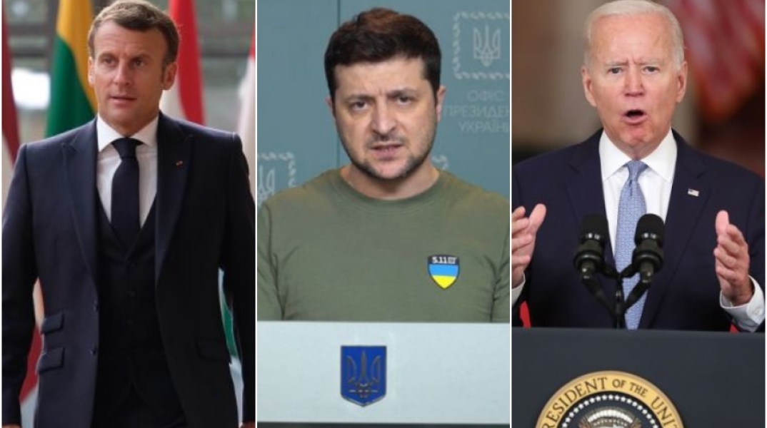 Μακρόν - Μπάιντεν - Ζελένσκι