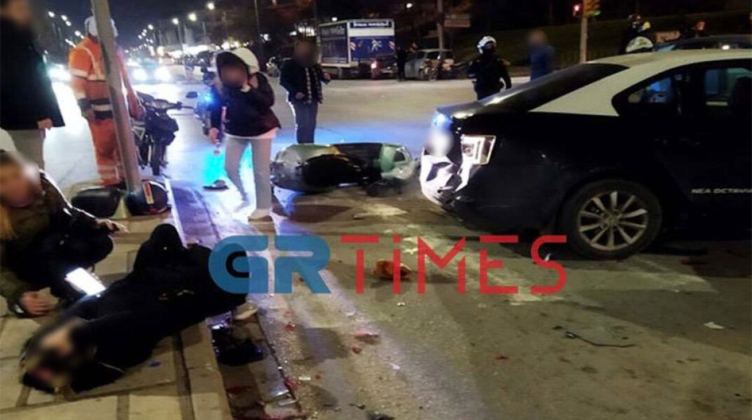 Τροχαίο με λεωφορείο στη Θεσσαλονίκη είχε ως αποτέλεσμα να τραυματιστούν δύο άνθρωποι