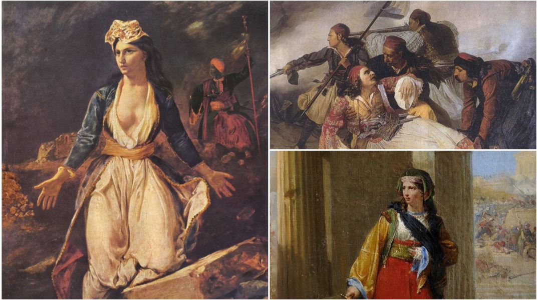 Ελληνική Επανάσταση 1821 - 25η Μαρτίου: Πίνακες ξένων ζωγράφων για τον αγώνα