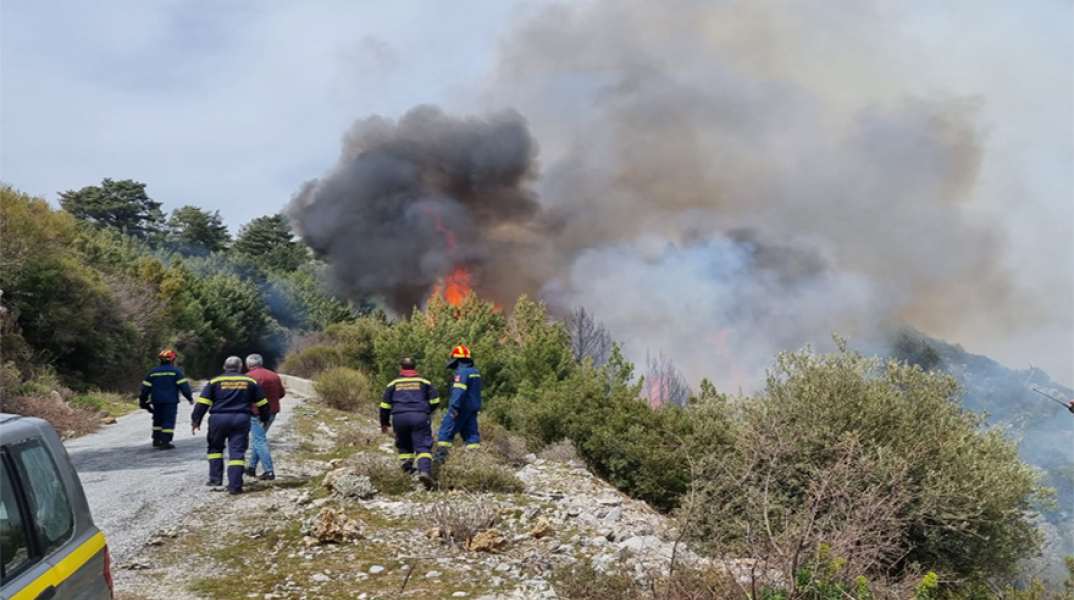 Φωτιά στη Σάμο