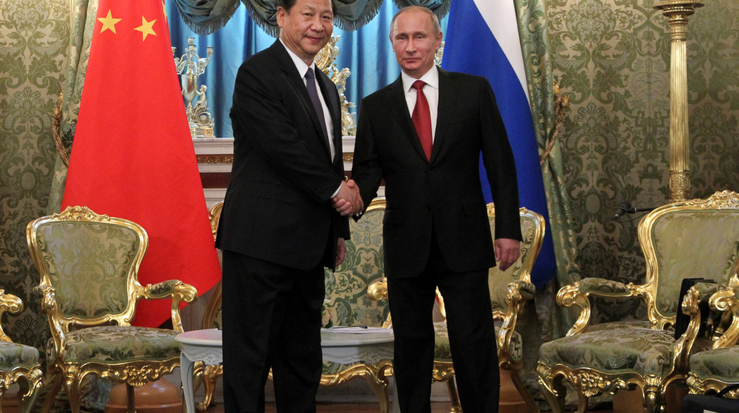 Βλαντιμίρ Πούτιν, Σι Τζινπίνγκ, χειραψία