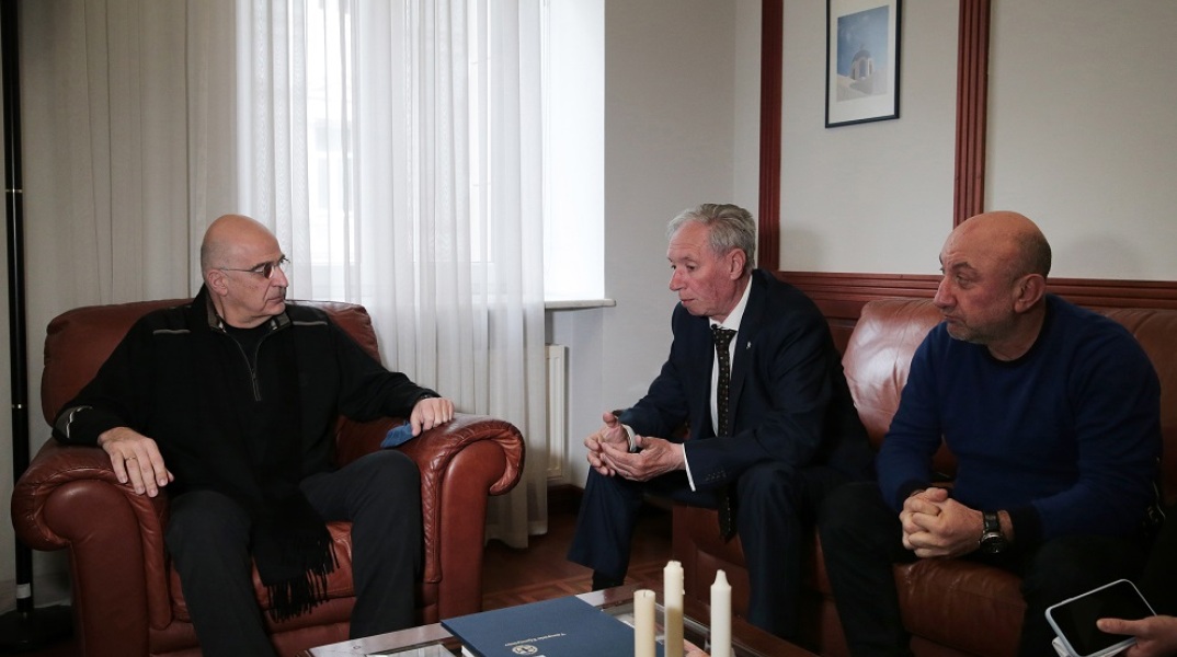 ΕΠΙΣΚΕΨΗ ΤΟΥ ΥΠΕΞ Ν. ΔΕΝΔΙΑ ΣΤΗΝ ΟΔΗΣΣΟ (ΓΙΩΡΓΟΣ ΒΙΤΣΑΡΑΣ/EUROKINISSI via ΑΠΕ - ΜΠΕ)