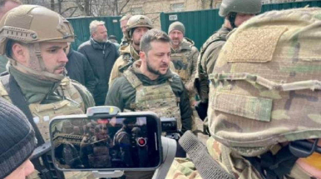 Ουκρανία: Ο Ζελένσκι πήγε στην Μπούκα 