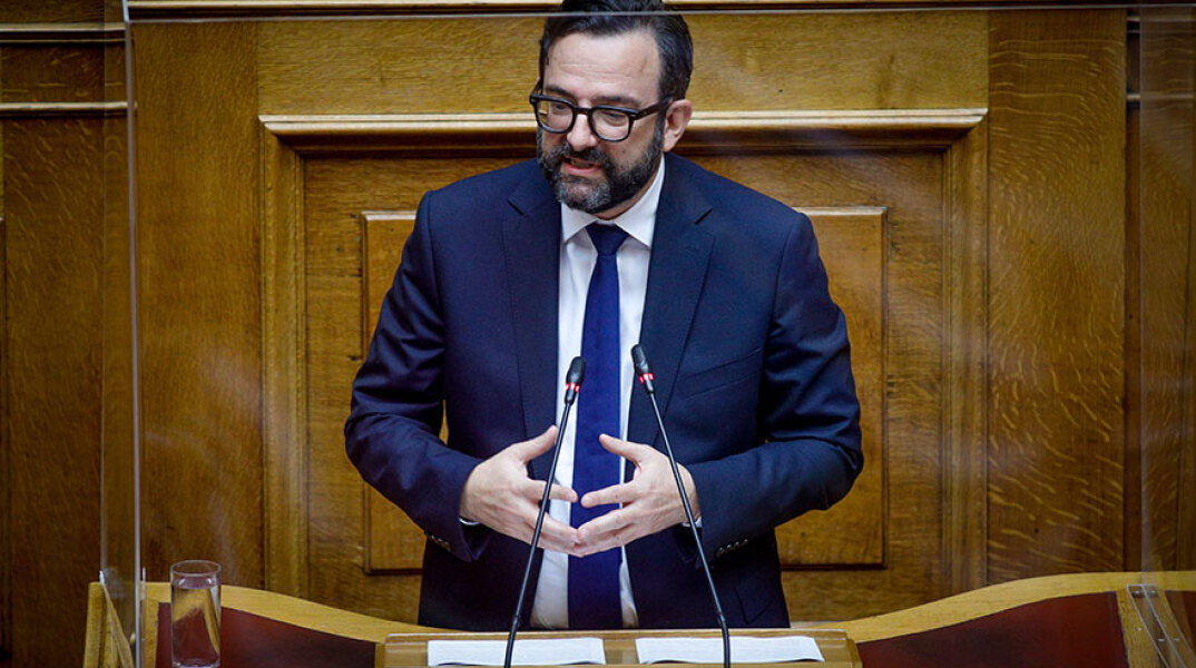 Ο Xρήστος Ταραντίλης σε ομιλία του στη Βουλή