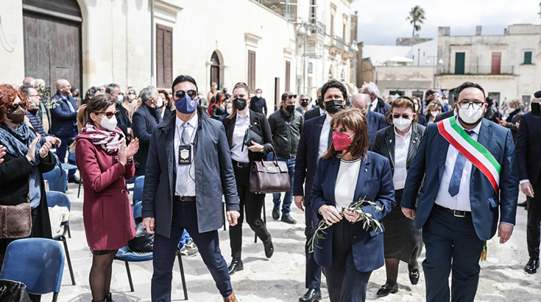 Η Κατερίνα Σακελλαροπούλου