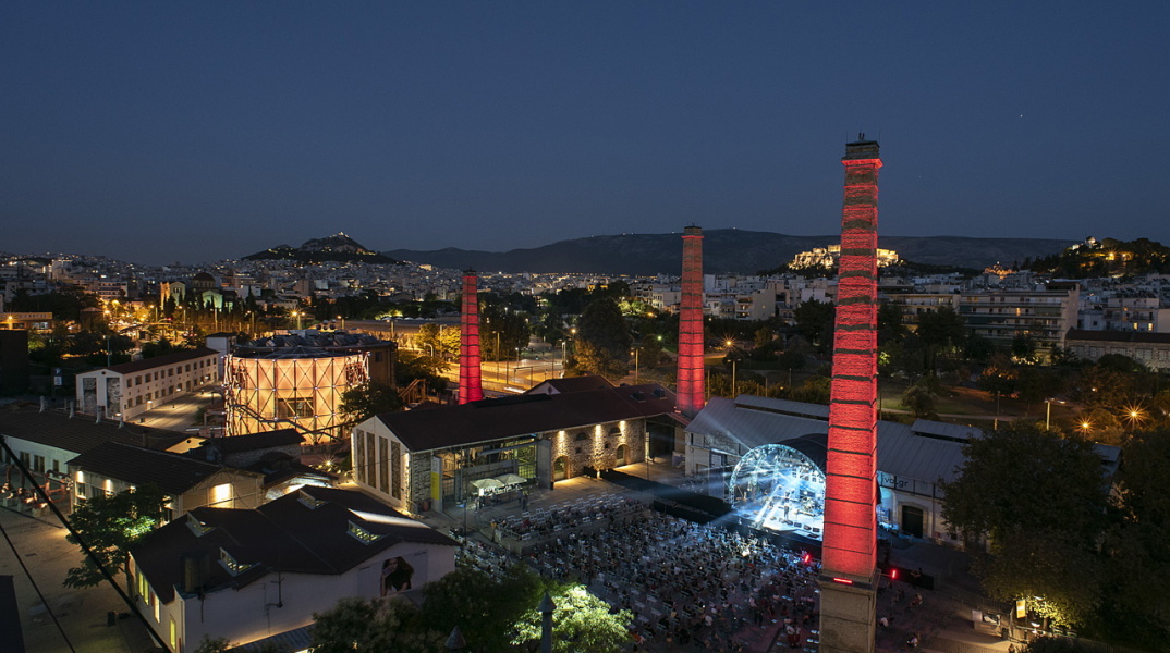 Πανοραμική φωτογρααφία από τη διοργάνωση Athens Music Festival.