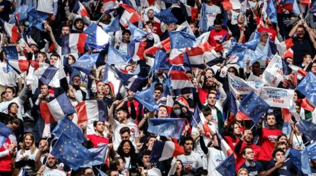 Συγκέντρωση για τις γαλλικές προεδρικές εκλογές