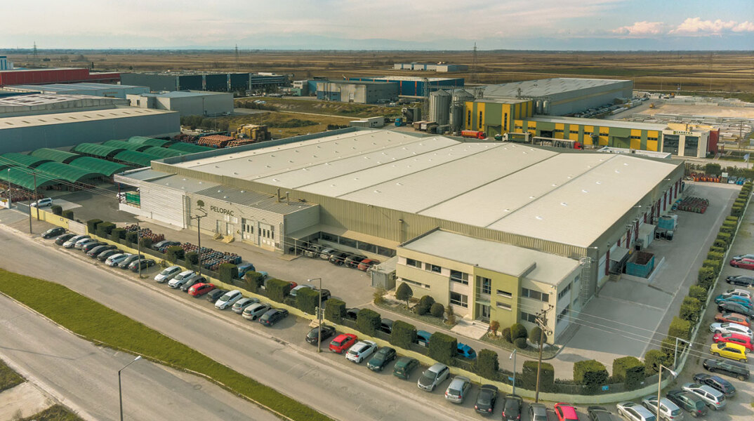 Εργοστάσιο της Pelopac από ψηλά
