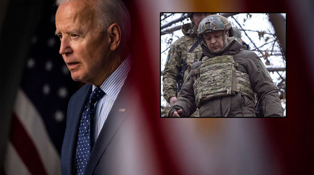 Ο Μπάιντεν υποσχέθηκε περισσότερα όπλα στον Ζελένσκι για τον πόλεμο στην Ουκρανία