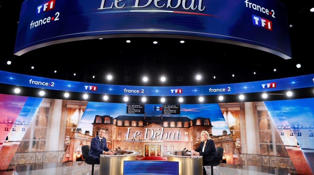 Γαλλικές εκλογές: Μειωμένη η τηλεθέαση της μονομαχίας Μακρόν - Λεπέν