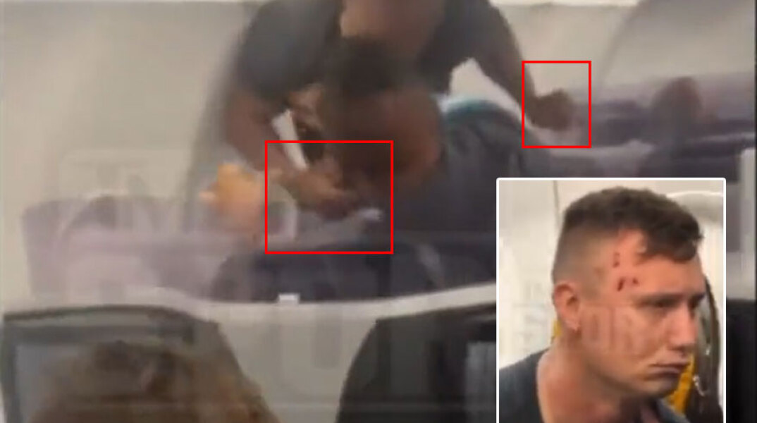 Ο Μάικ Τάισον ξυλοκοπεί επιβάτη στο αεροπλάνο