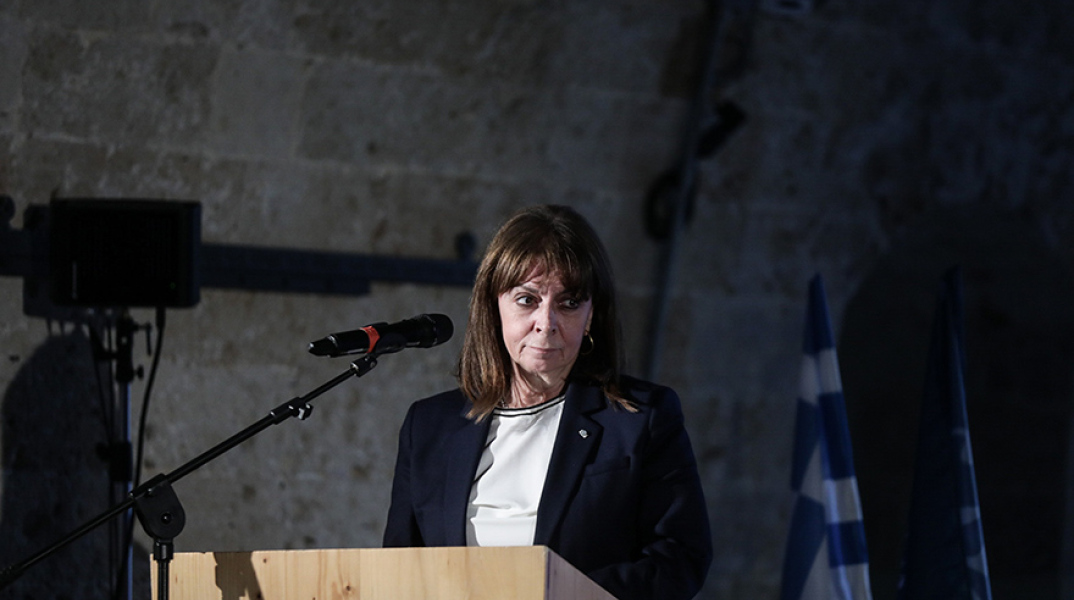 Η Πρόεδρος της Δημοκρατίας Κατερίνα Σακελλαροπούλου