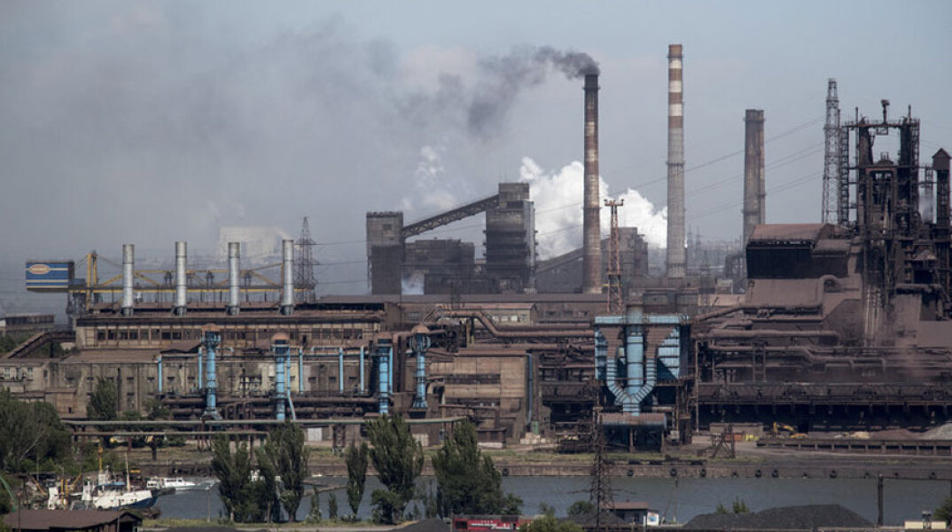 Το εργοστάσιο χάλυβα Αζοφστάλ στη Μαριούπολη
