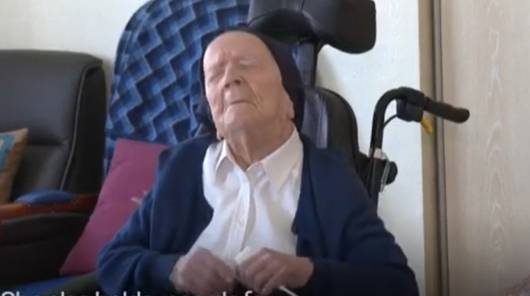 Γαλλίδα μοναχή ο γηραιότερος άνθρωπος στον κόσμο - Η αδελφή Αντρέ