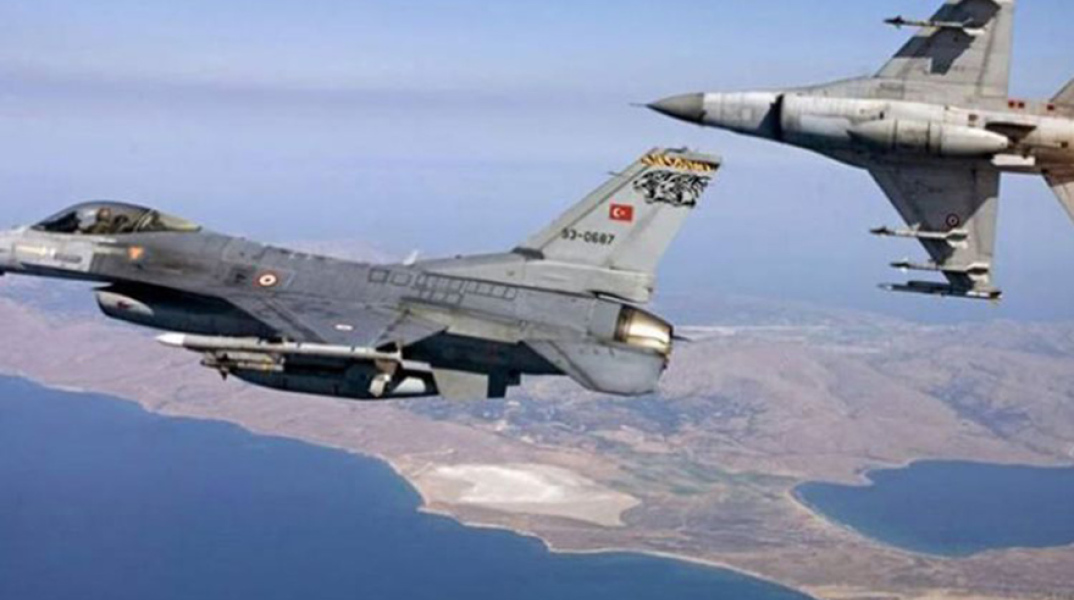 Υπερπτήσεις τουρκικών F-16 πάνω από δεκάδες ελληνικά νησιά (Φωτογραφία αρχείου)