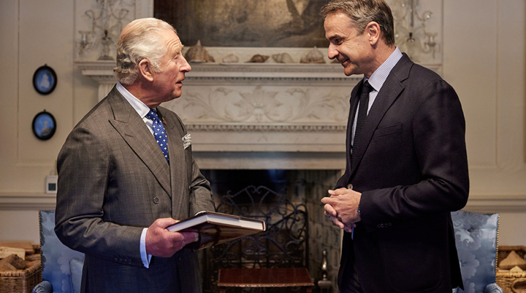 Ο Κυριάκος Μητσοτάκης στη Σκωτία, κατόπιν πρόσκλησης του Πρίγκιπα της Ουαλίας Καρόλου.