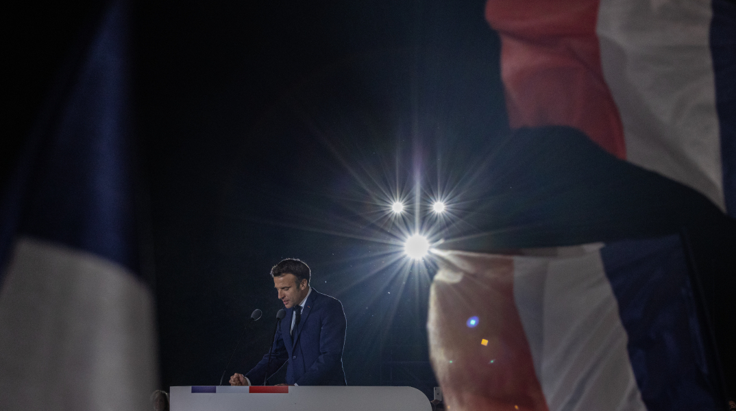 Εμμανουέλ Μακρόν, επινίκια ομιλία