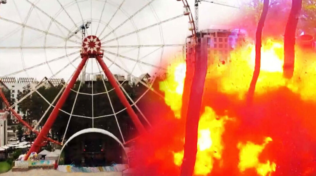 Ρωσικός πύραυλος καταστρέφει θεματικό πάρκο στο Χάρκοβο