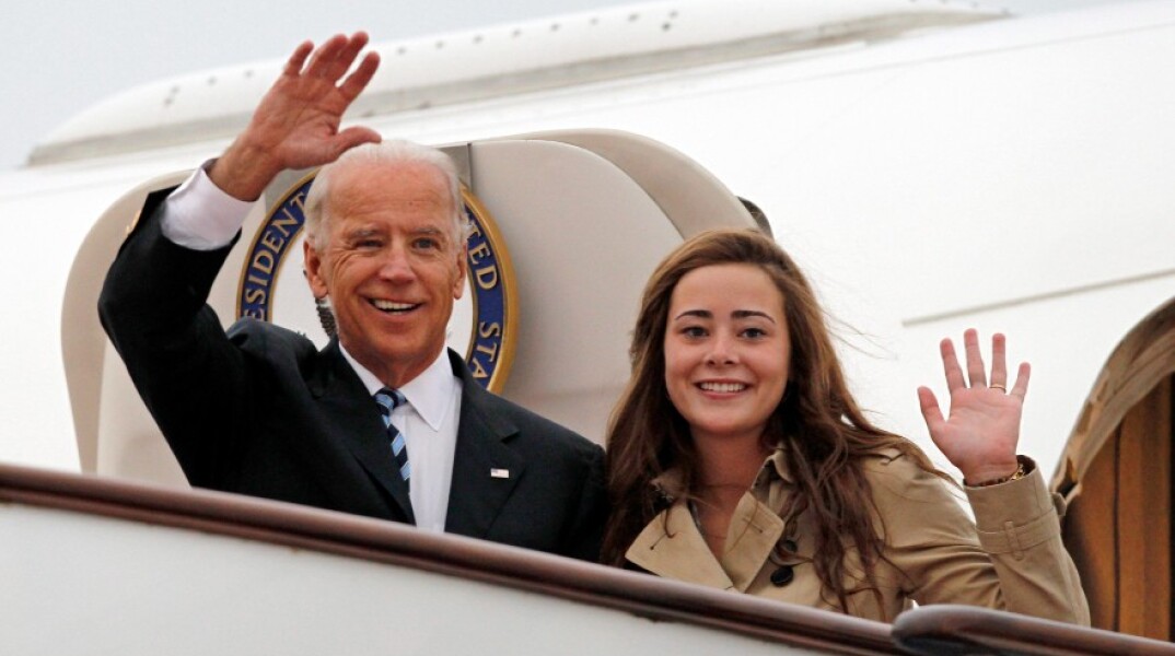 Ο Τζο Μπάιντεν με την Άσλεϊ Μπάιντεν