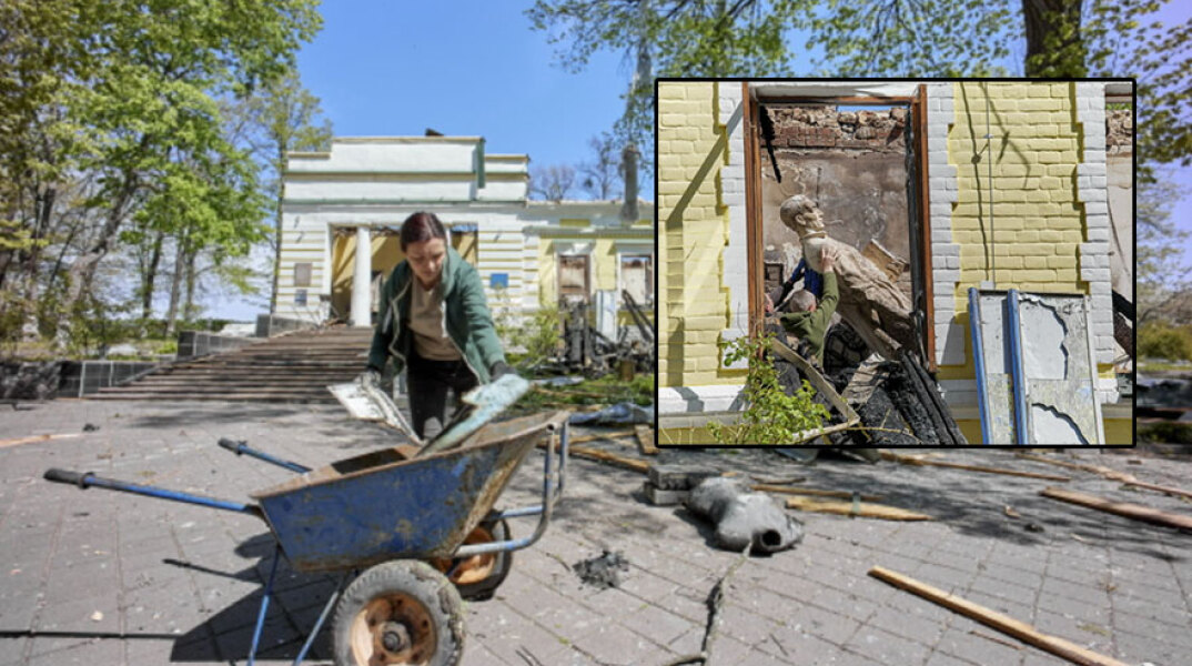 Μεγάλες ζημιές υπέστη μουσείο στην Ουκρανία μετά τον ρωσικό βομβαρδισμό