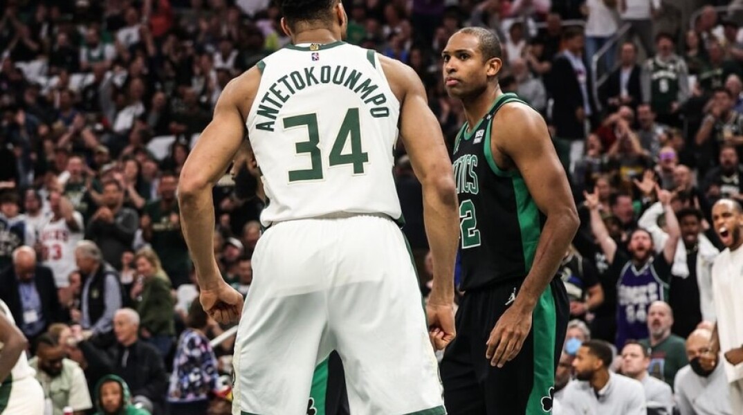 Ο Γιάννης Αντετοκούνμπο κόντρα στους Σέλτικς