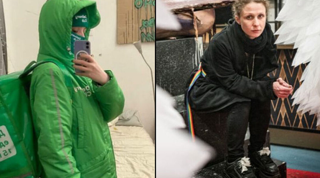 Η Μαρία Αλιοχίνα των Pussy Riot μεταμφιέστηκε σε delivery για να φύγει από τη Ρωσία