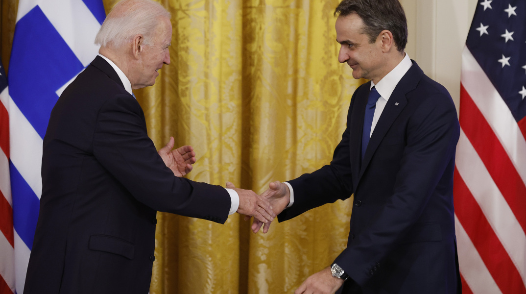 Τζο Μπάιντεν, Κυριάκος Μητσοτάκης