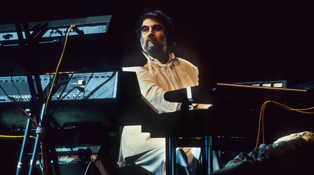 Ο Vangelis στο Aan de Maas, στο Ρότερνταμ της Ολλανδίας (18 Ιουνίου 1991) 