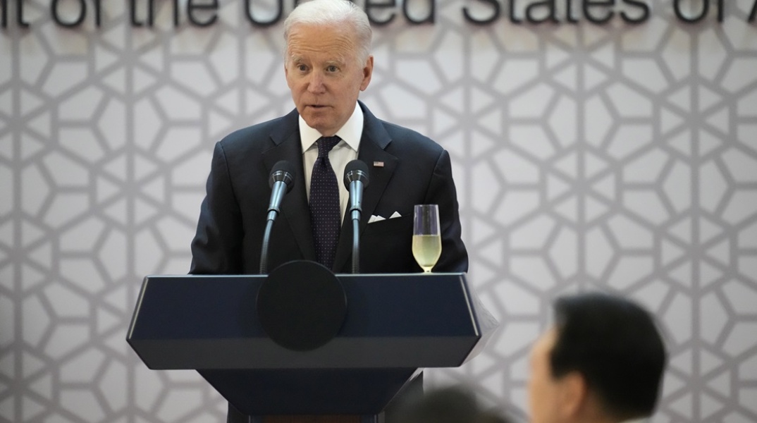Ο πρόεδρος των ΗΠΑ, Τζο Μπάιντεν, σε δηλώσεις του 