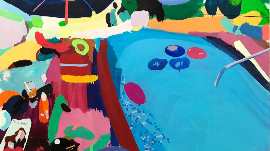 Πίνακας του Παναγιώτη Αλεξίου από την έκθεση FOS στην γκαλερί Αστρολάβος δεξαμενή