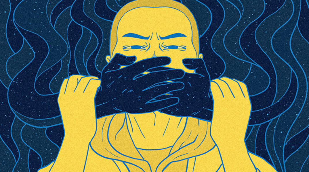 Καρικατούρα για την ελευθερία και τον περιορισμό του λόγου