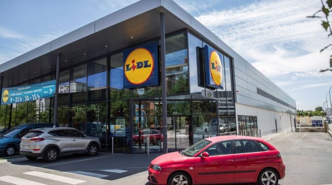 Φωτογραφία από σούπερ μάρκετ της Lidl Ελλάς.