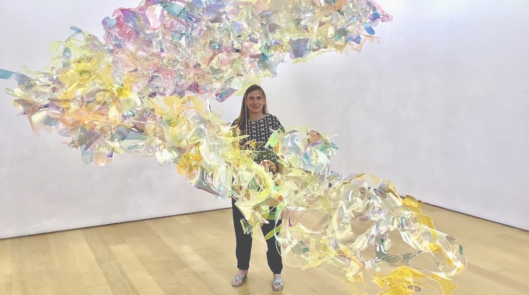 Η Berta Fischer στην γκαλερί Bernier/Eliades