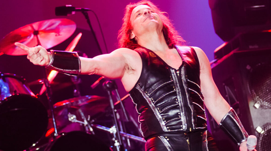 Στιγμιότυπο από τη συναυλία των Manowar στην Αθήνα το 2007