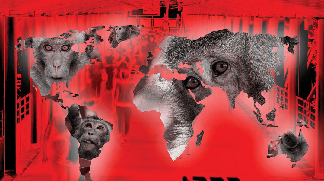 Φωτογραφία με έναν χάρτη του κόσμου.