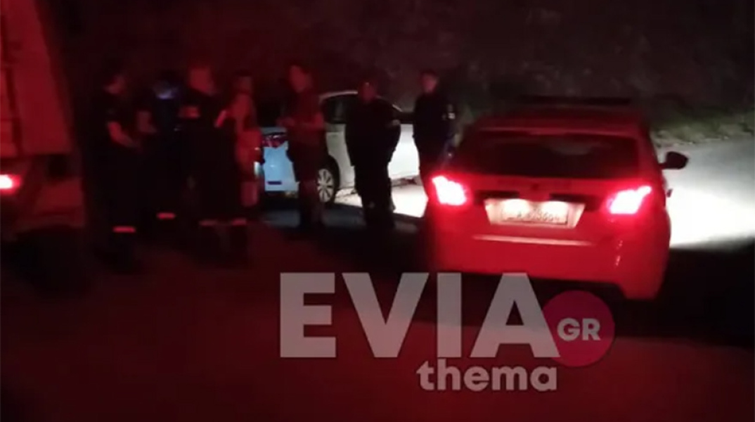 Εύβοια: Σε γκρεμό έπεσε αυτοκίνητο με τέσσερις επιβάτες