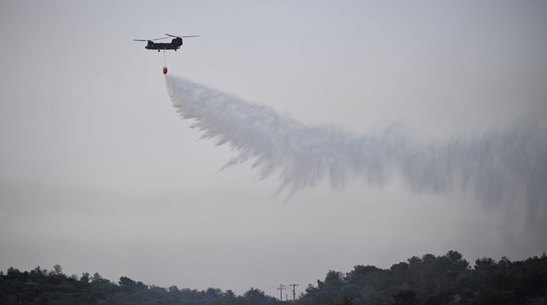 Σε εξέλιξη φωτιά στην Περαχώρα Κορινθίας (Φωτογραφία αρχείου)