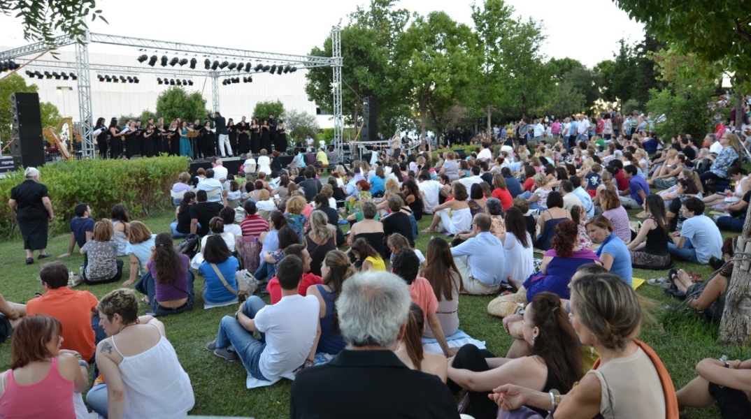 Μέγαρο Μουσικής Αθηνών, κήπος