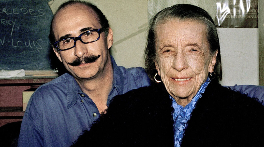 Ο Δημήτρης Γέρος και η Louise Bourgeois