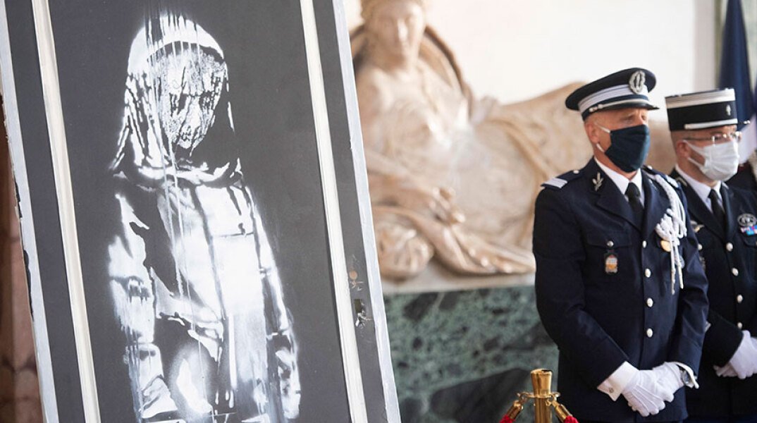 Γαλλία: Δικάζονται οι οκτώ που κατηγορούνται για την κλοπή έργου του Banksy από το Μπατακλάν