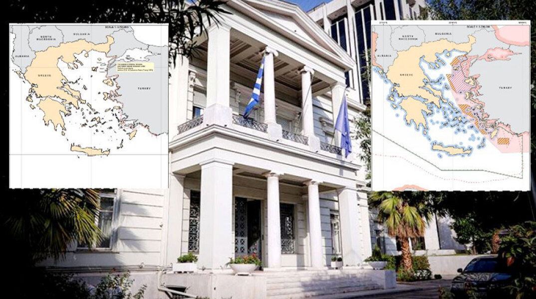Η ελληνική απάντηση με 16 χάρτες στην Τουρκία για τη «Γαλάζια Πατρίδα» και τις «γκρίζες ζώνες»