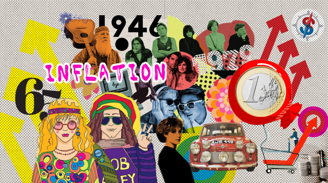 Πληθωρισμός - φωτογραφικό κολάζ